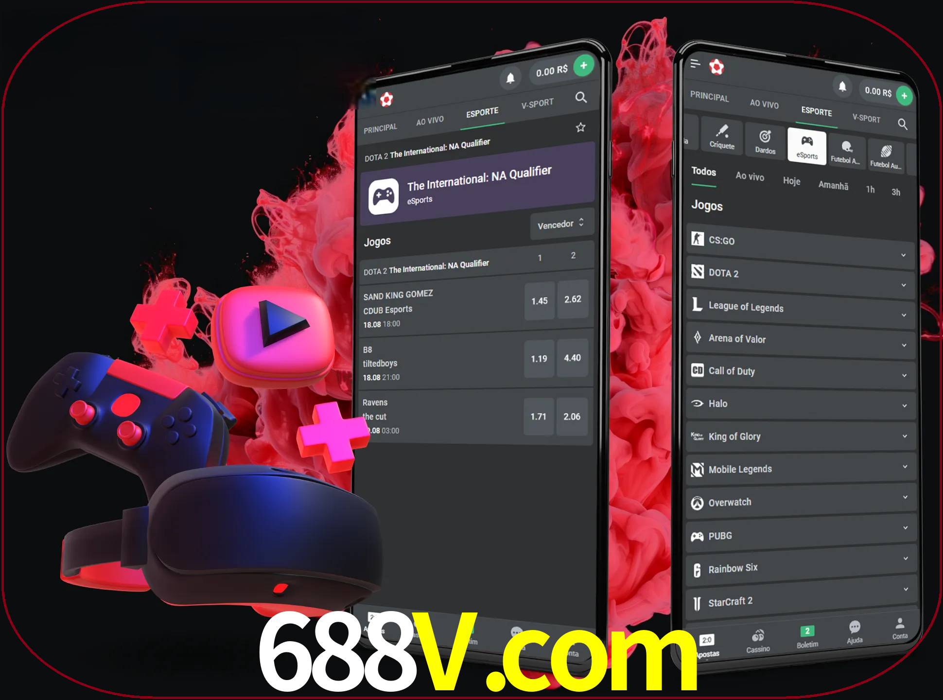 Para ter a aplicação móvel 688v no seu smartphone, basta descarregar o ficheiro apk e seguir as instruções.