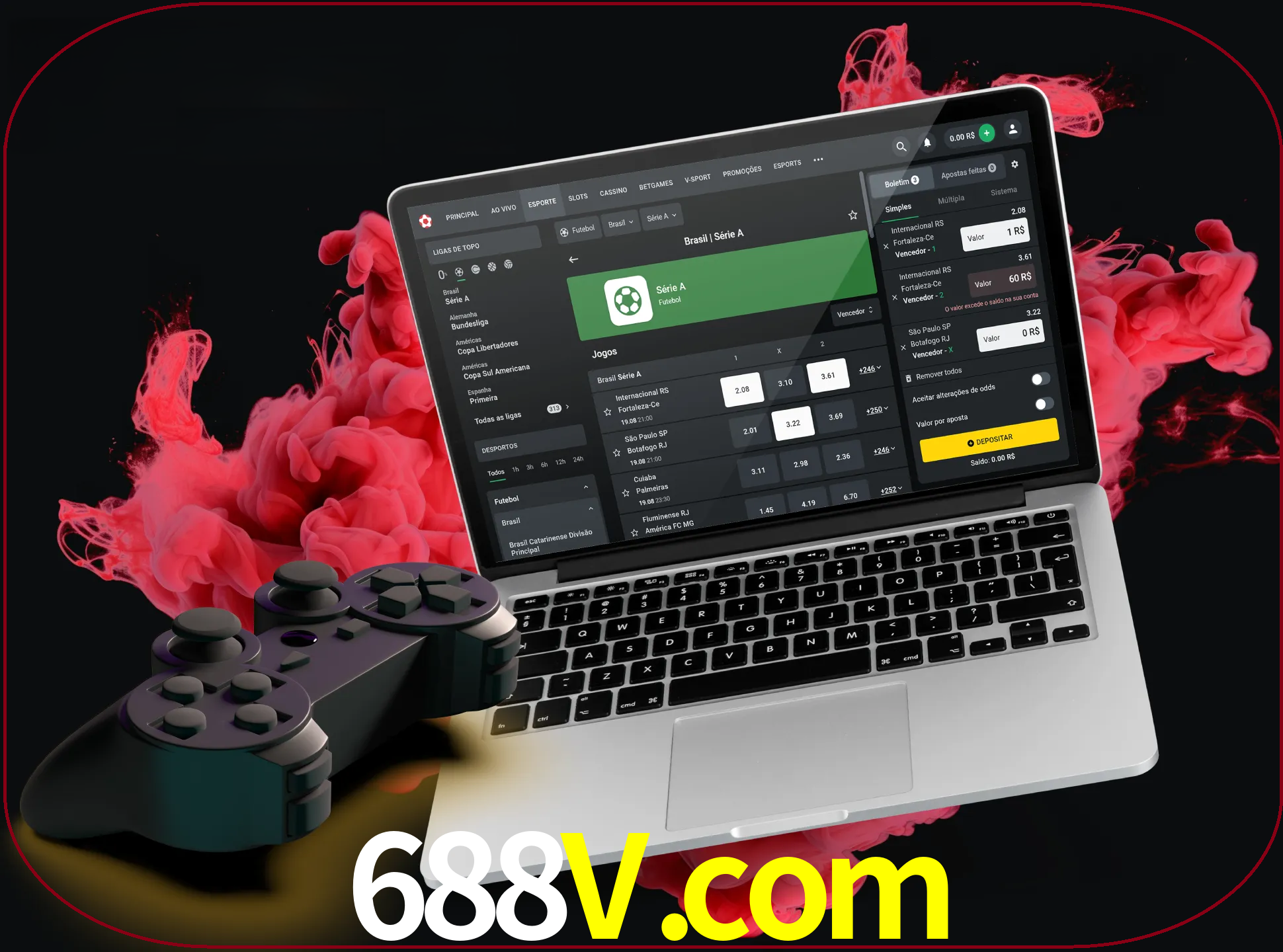 Visite a secção especial de jogos de vídeo em 688v para descobrir em que jogos pode apostar e ganhar muito dinheiro.