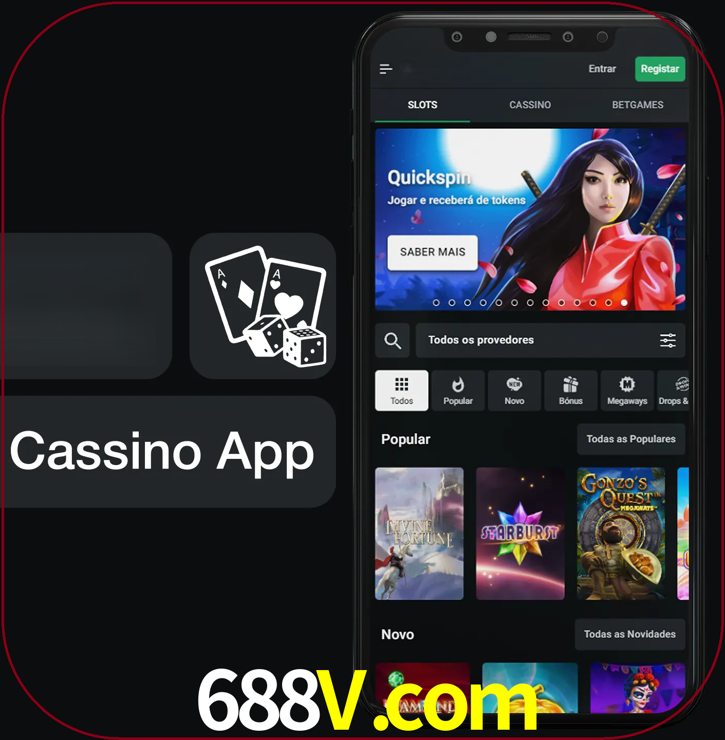 Jogue jogos de cassino e ganhe.
