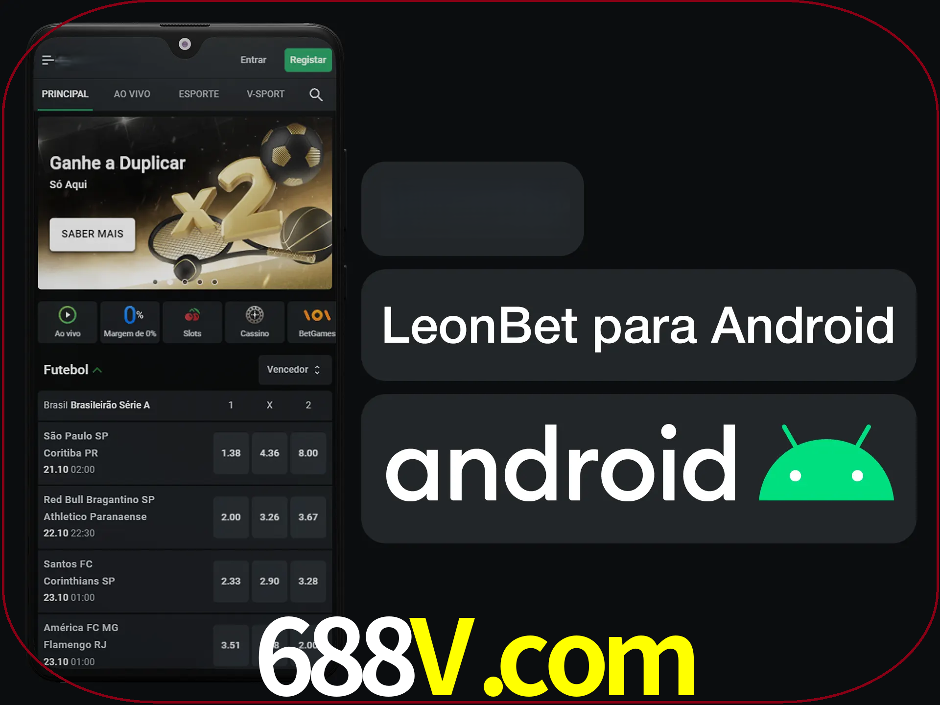 Adquira sua versão poket de LeonBet.