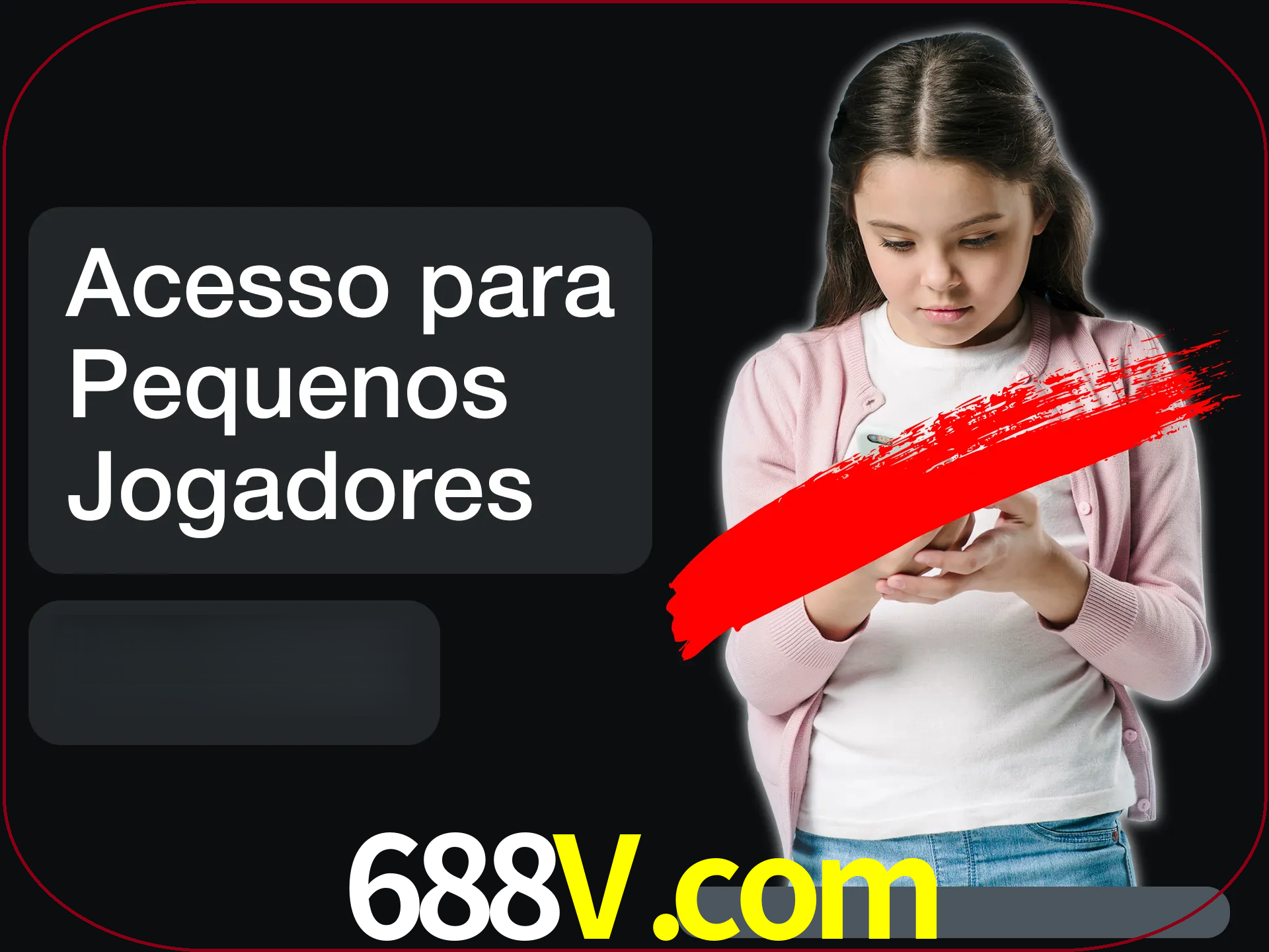 As crianças não podem jogar jogos de cassino.