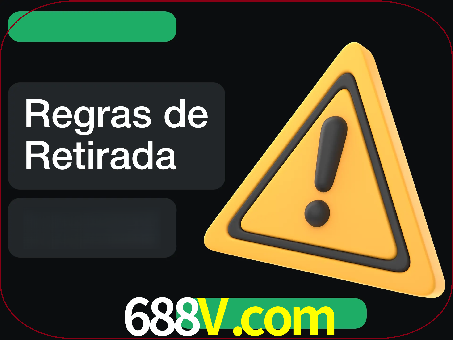 Leia as regras antes de fazer primeiro comdawal.